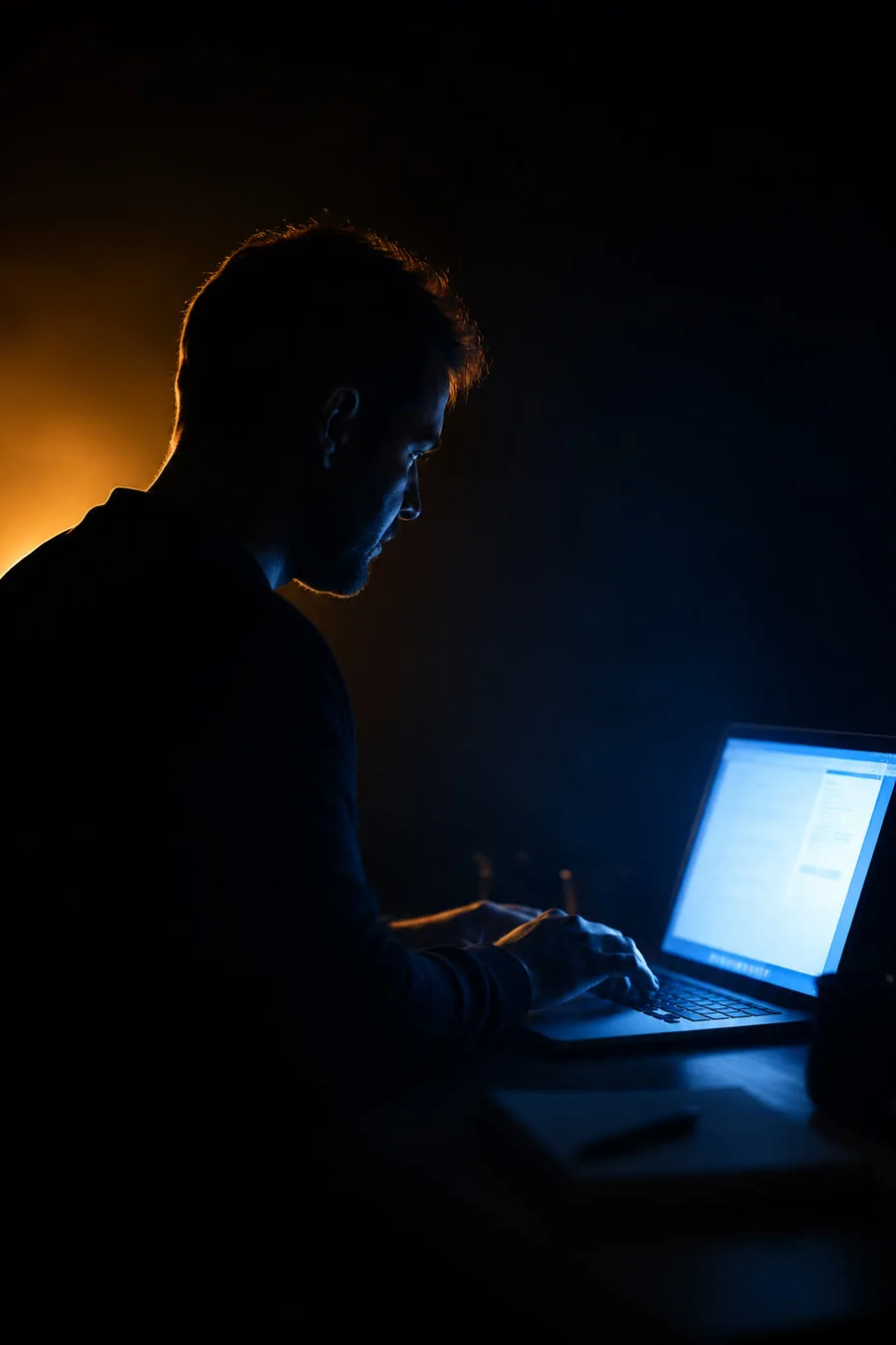 Configuration du système de tri, tard le soir